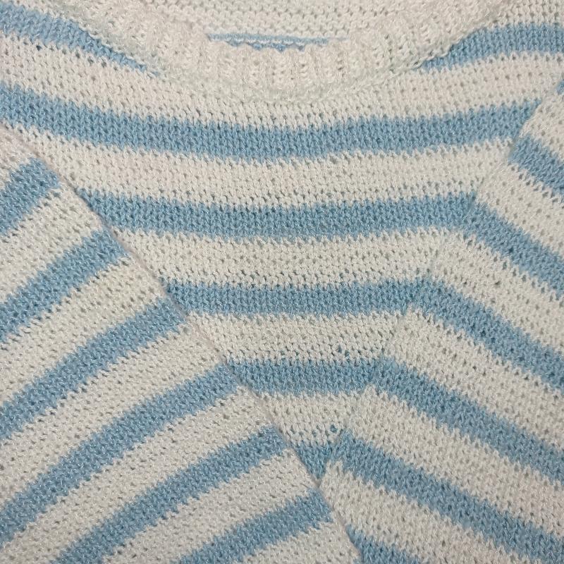 Техника вязания на спицах, отделочная планка горловины.