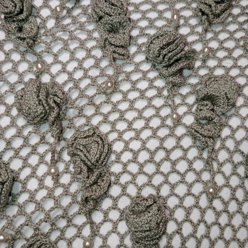 Техника вязания крючком, узор  жемчужина.