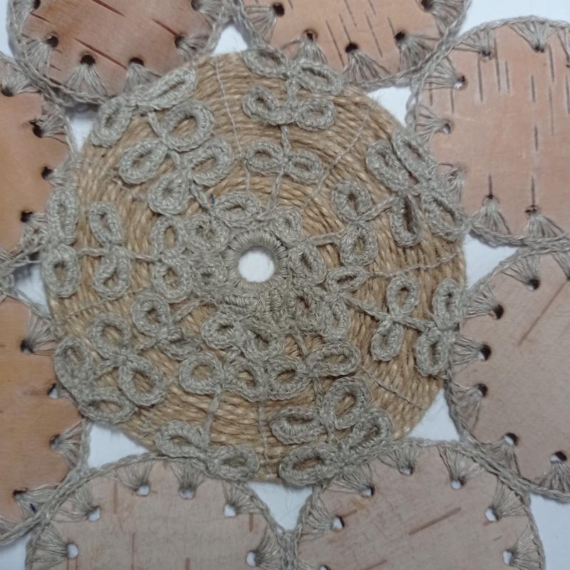 Техника вязания из бересты.