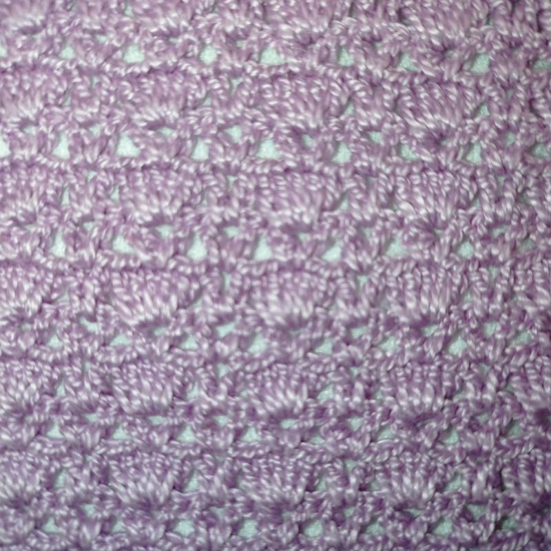 Техника вязания крючком, узор колокольчик.