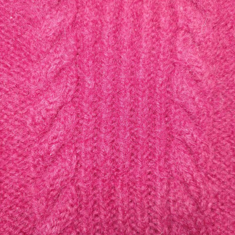 Техника вязания на спицах, узор резинка-косы.