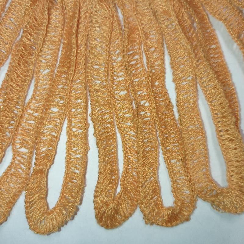 Техника вязания крючком, узор листья.