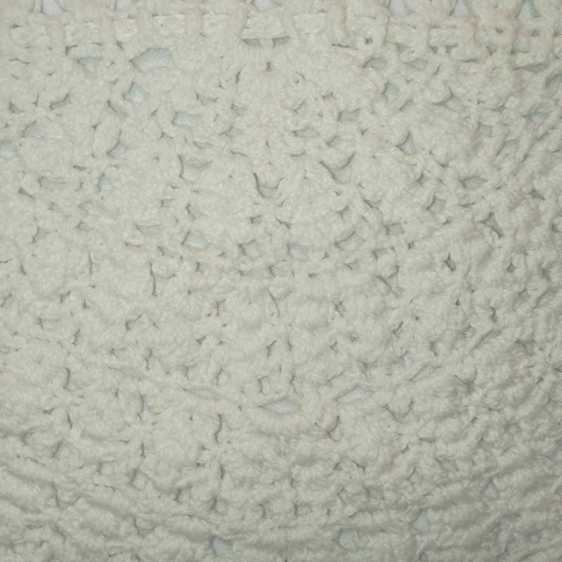 Техника вязания крючком, полукруг.